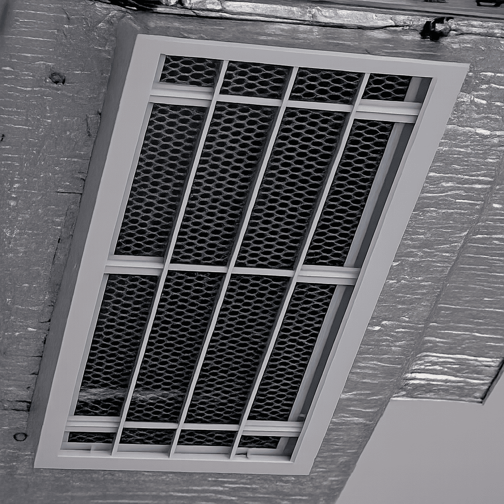High Flow Grille With Bird Screen