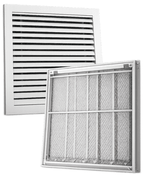 Aluminium Intake Louver With Bird Screen